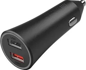Xiaomi Mi 37W Dual-Port Car Charger Black, GDS4147GL, Blister