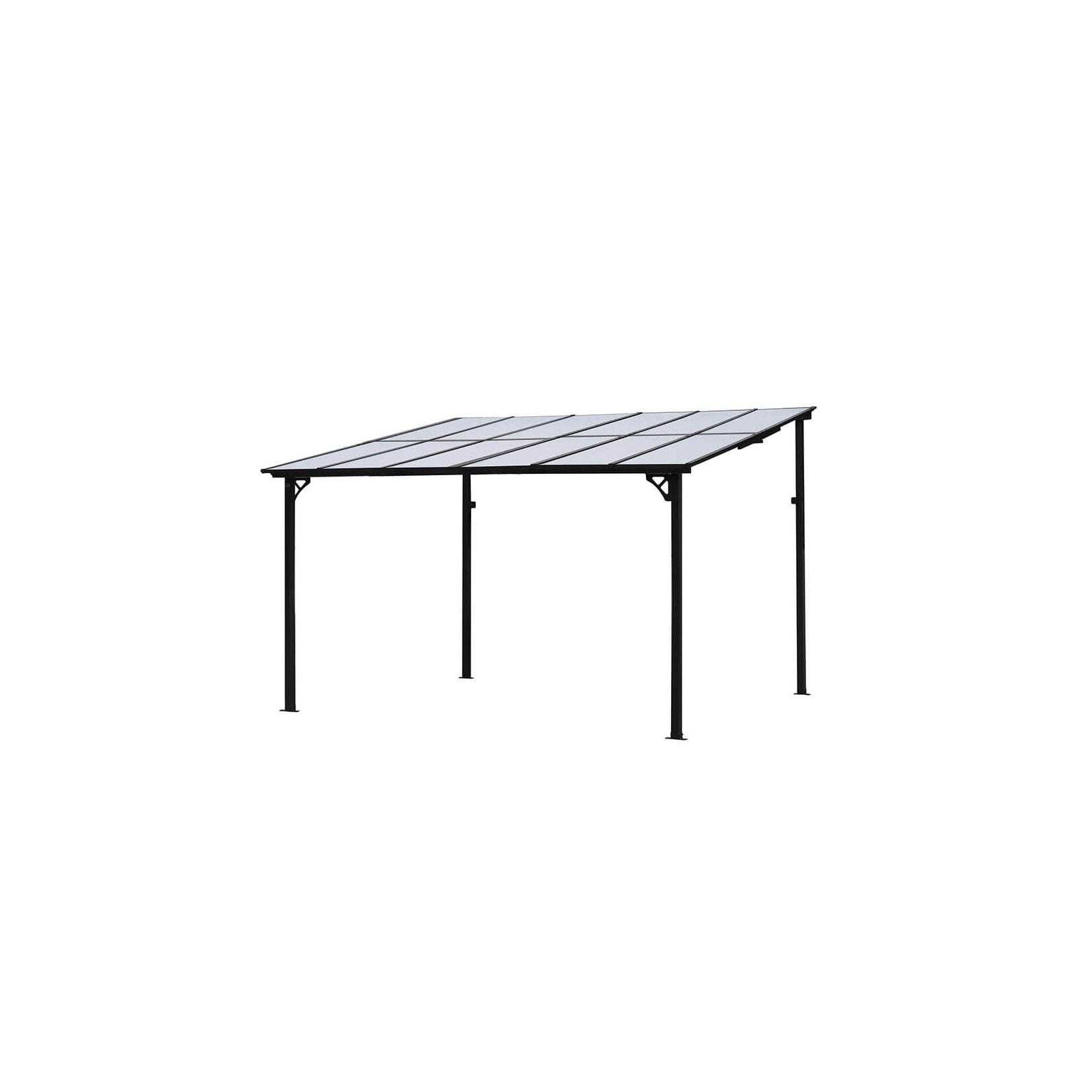 HOME DELUXE Terrassenüberdachung ECO Anthrazit - 300 x 360 cm