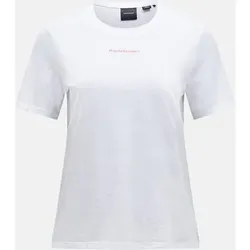 PEAK PERFORMANCE Damen Shirt W Explore Graphic Tee-WHITE-BRILLIANT RE, Größe M in Weiß Weiß