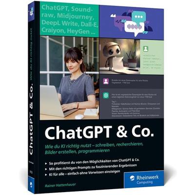 ChatGPT u. Co., Taschenbuch von Rainer Hattenhauer, Rheinwerk