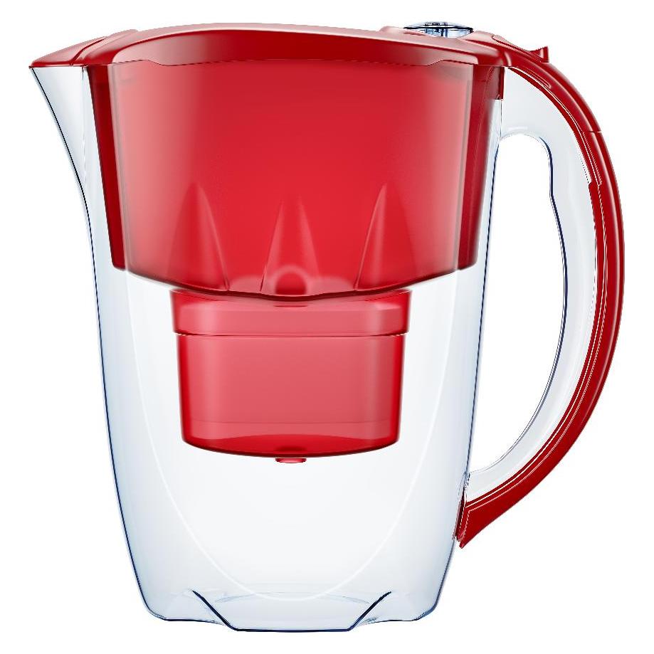 Aquaphor Filterkanne Amethyst 2 8 l mit Zähler + 3 MXFOR PLUS Wasserfilterkartuschen Kirsche (2.80 l) (4744131014869)