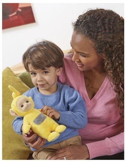 Zuru Teletubbies - 8" Talking Soft Laa Laa Plush Toy for Ages 18 Months and Over