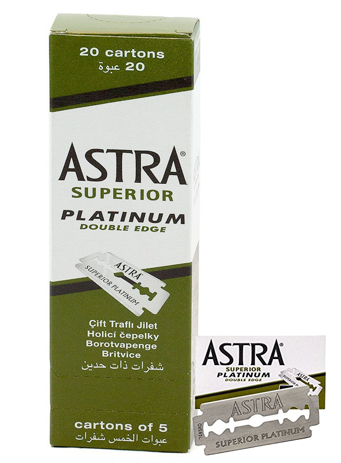 Astra Superior Platinum Double Edge Rasierklingen A8007257