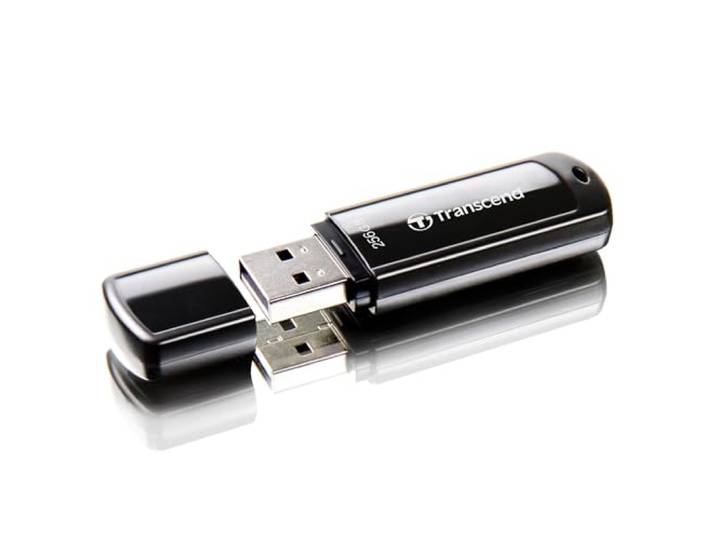 Transcend USB-stick 256GB JetFlash 700 USB 3.1 Gen 1 zwart