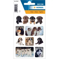 HERMA Aufkleber Hunde