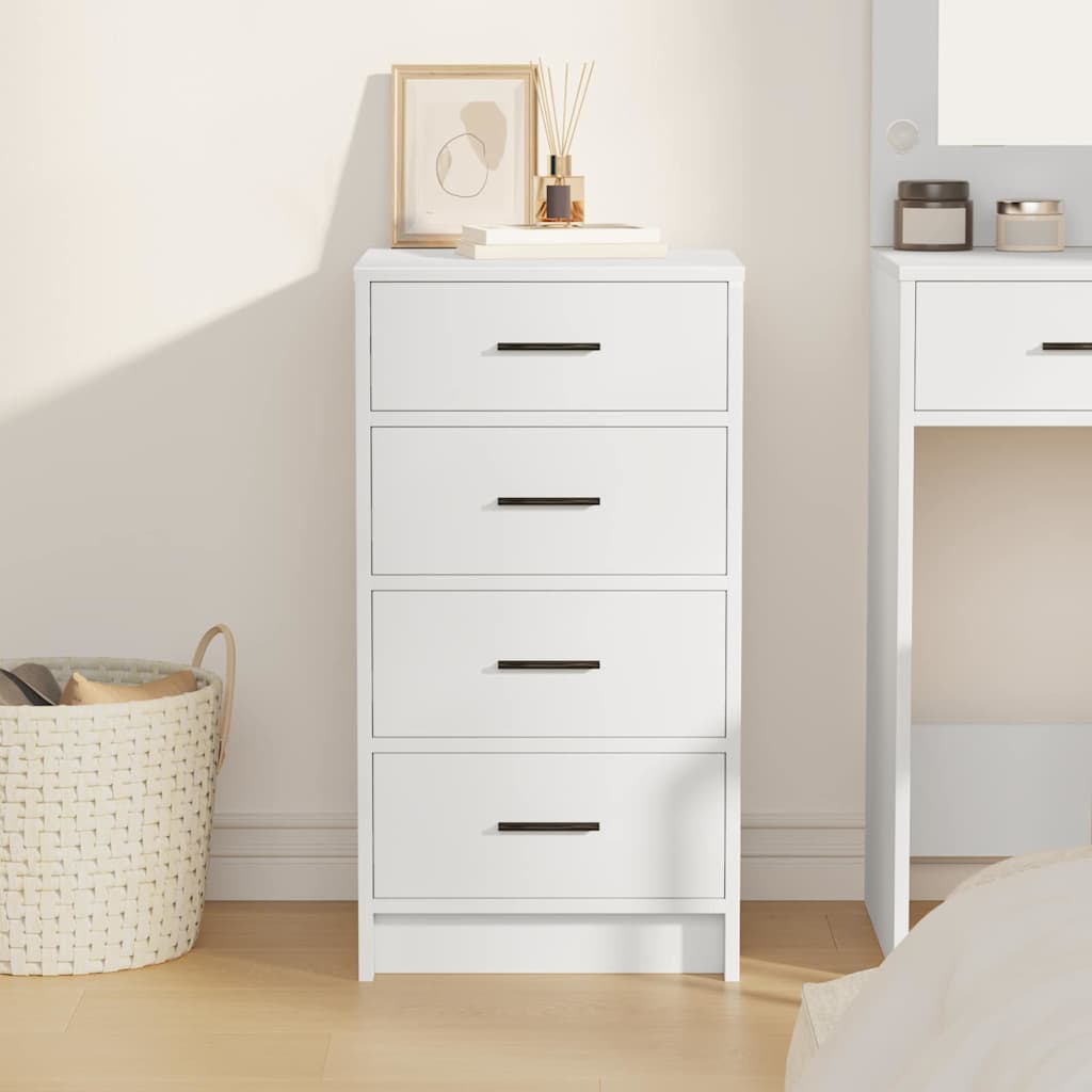 vidaXL Buffet Blanc 40 x 41 x 75 cm Bois d'ingénierie