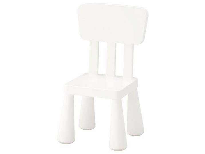 Ikea Mammut Chaise pour Enfants Intérieur/Extérieur Blanc - Lot de 1