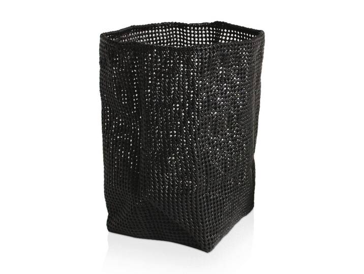 Moeve Wäschekorb, black, Kunststoff, 33x51x33 cm, Haushalt & Reinigung, Wäschepflege, Wäschekörbe & Wäschetonnen