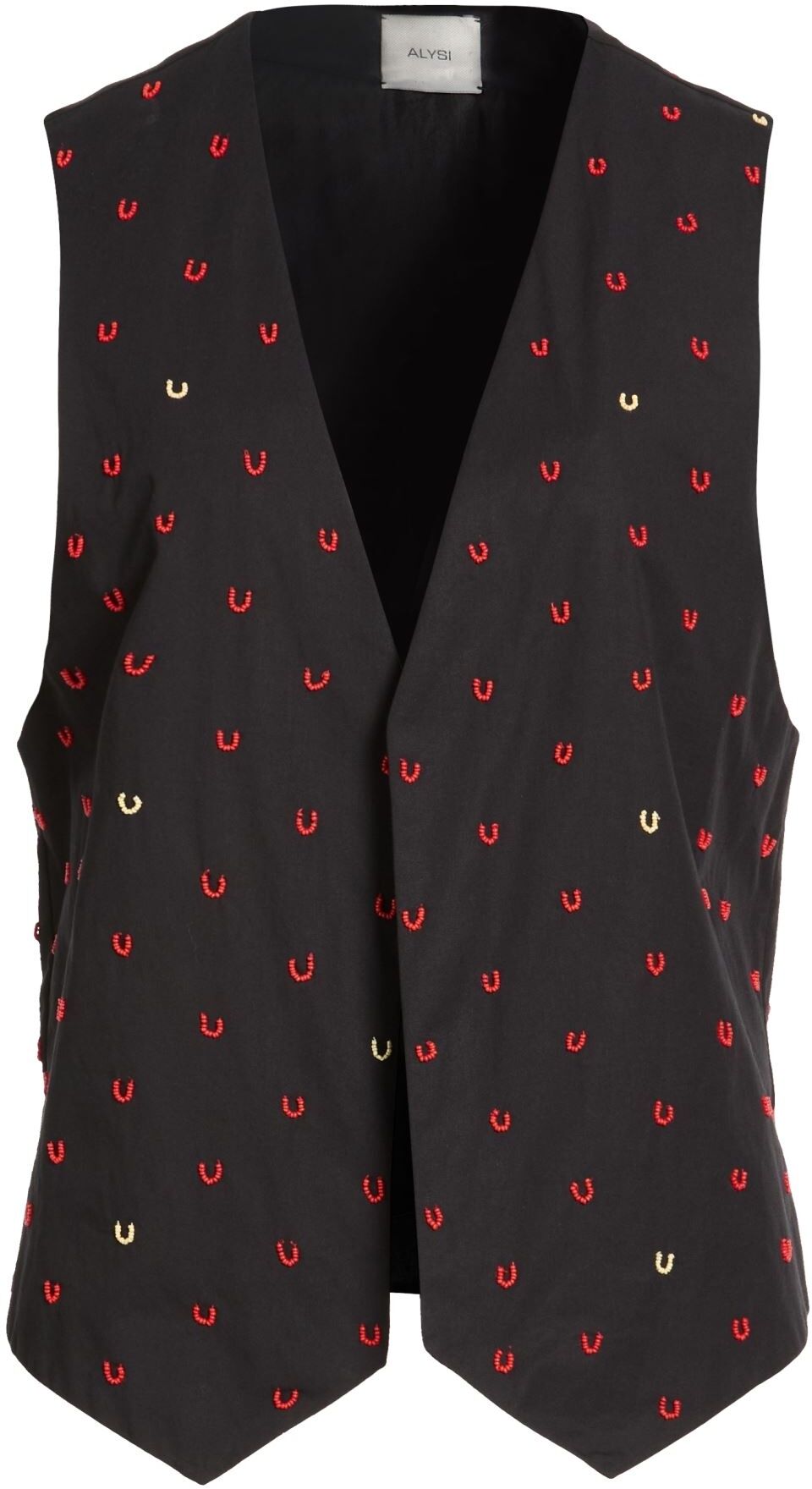 Alysi Chaleco sartorial Mujer Negro 38,40 Mujer
