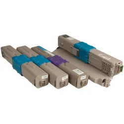 MultiPack OKI C301 (C301-BK, C301-C, C301-M, C301-Y) - Toner TonerPartner, black + color (schwarz + farbe)