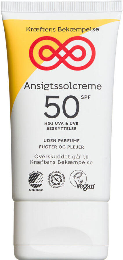 Kræftens Bekæmpelse Ansigtssolcreme SPF 50 50 ml