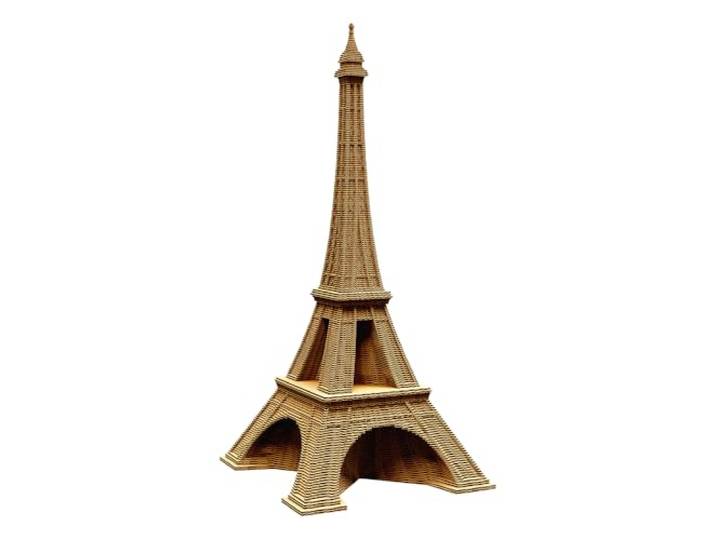 Cartonic - Eiffeltoren - 3D kartonnen bouwer - dimensionaal model - cadeau voor volwassenen en kinderen - architectonische figuur - puzzelset