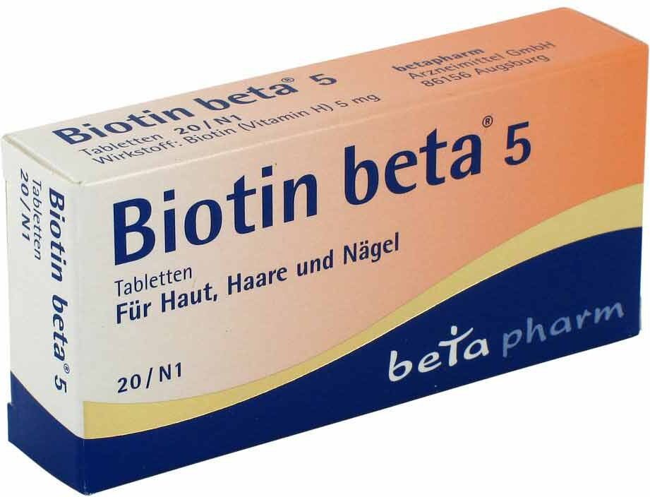 Biotin Beta 5 5mg Tabletten