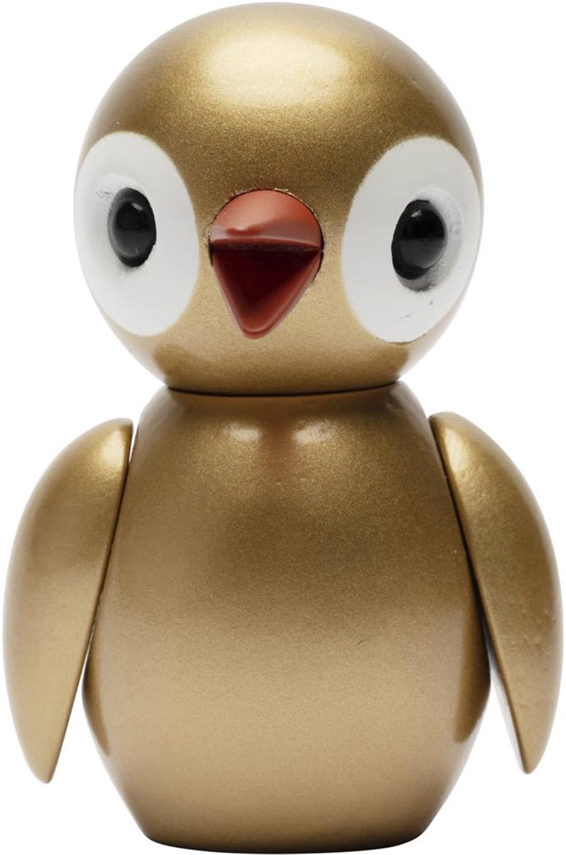 Spring Copenhagen Spring Birds Generous Gold speelgoedfiguur voor kinderen en volwassenen H 6,5 x B 4,2 x L 4,5 cm