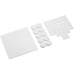 Metafranc WU0281170 Filzgleiter selbstklebend, rund Weiß 1 Set Package