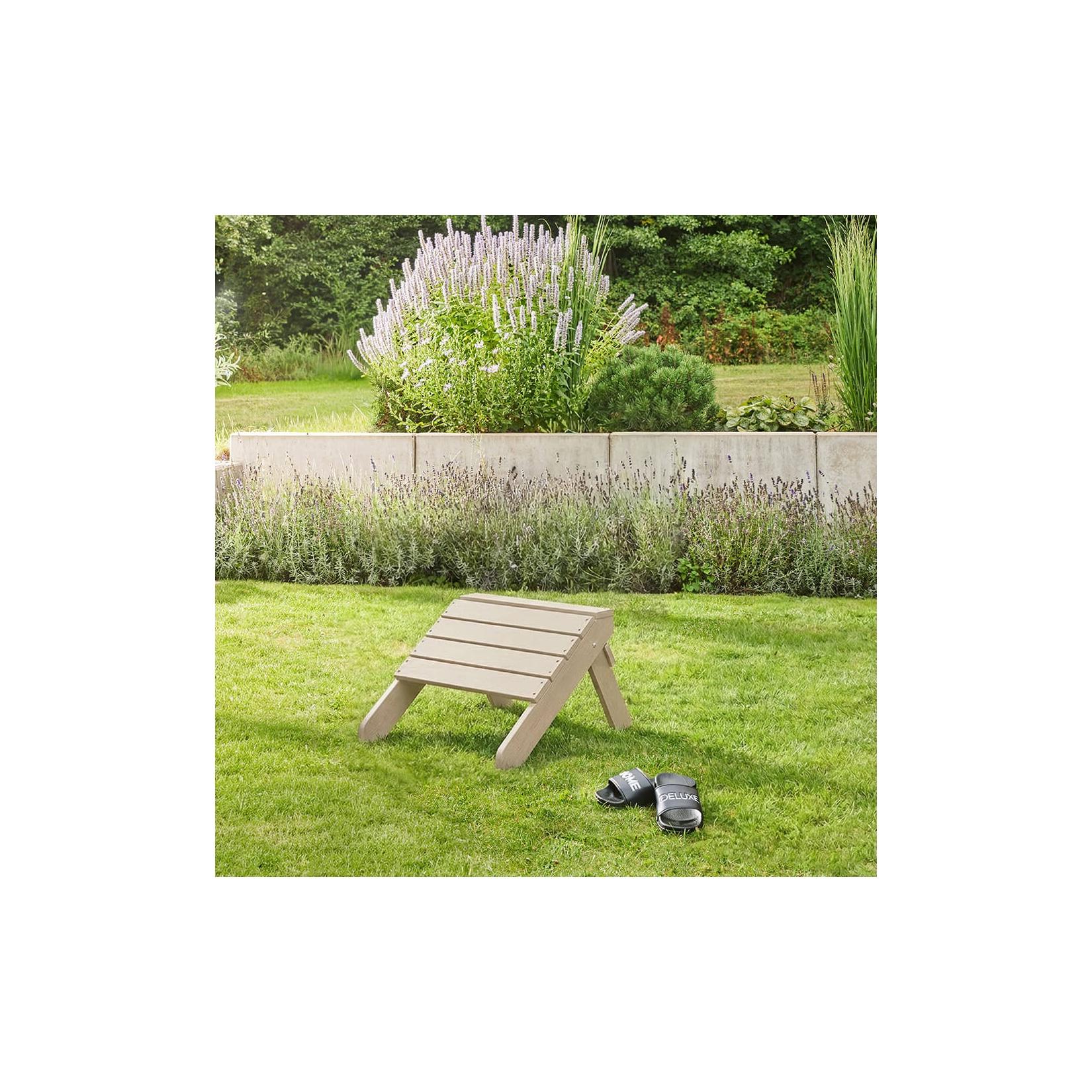 HOME DELUXE Hocker FAREA – Creme-Weiß