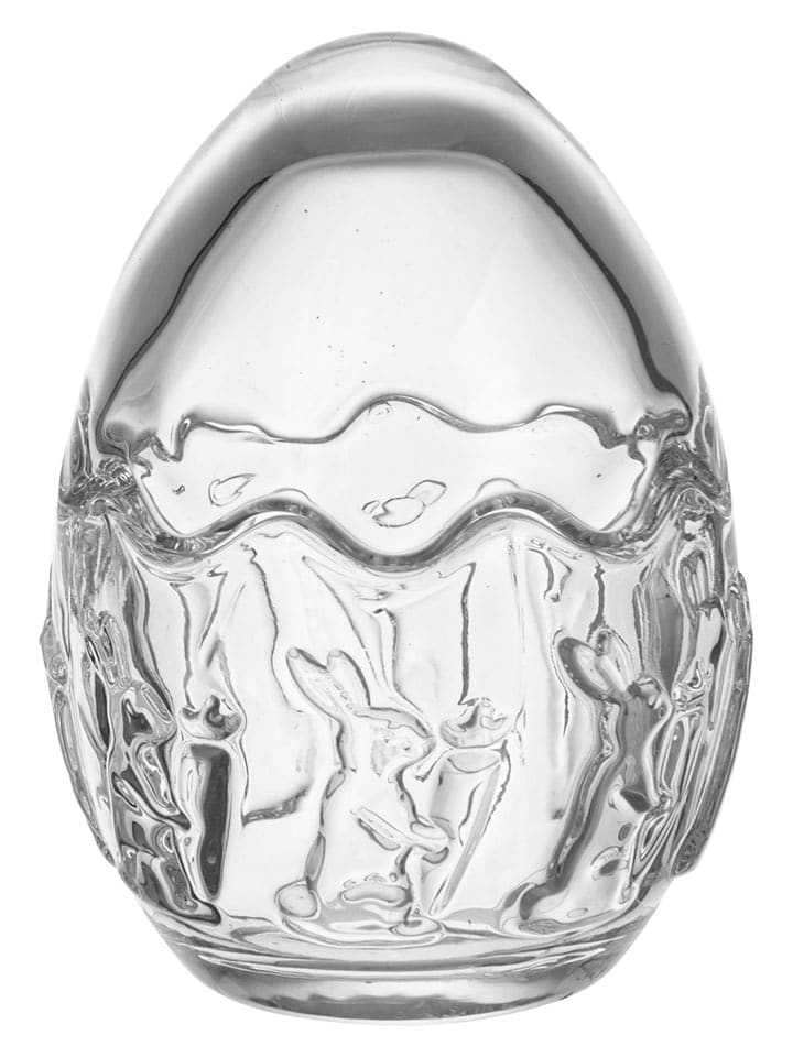 Verso Osterei "Bunny" in Transparent - (H)9 x Ø 6,5 cm - onesize