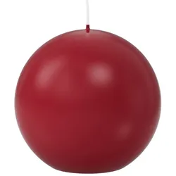 Wiedemann Kerzen Kugelkerzen Altrot Ø 100 mm, 6 Stück