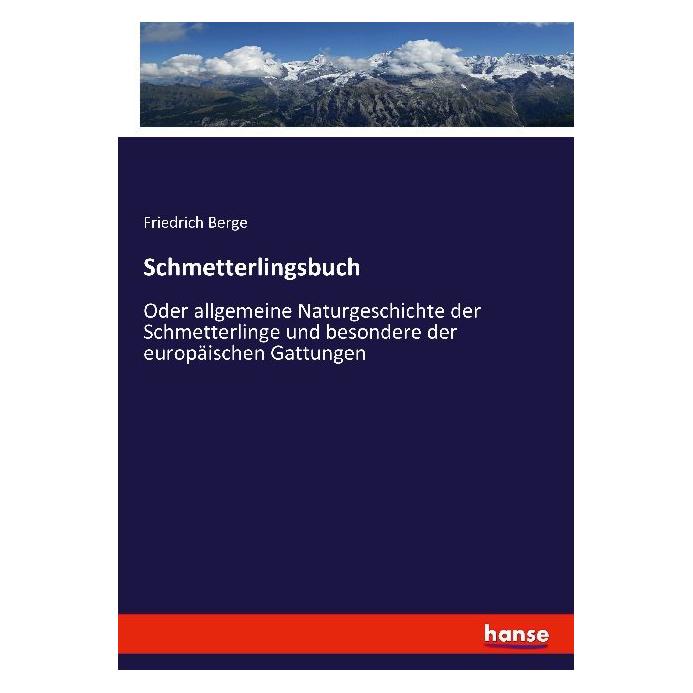 Hansebooks Schmetterlingsbuch (Deutsch, Softcover, Friedrich Berge) (35164296)