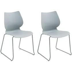 CLP 2er Set Stuhl Houma - Farbe: grau