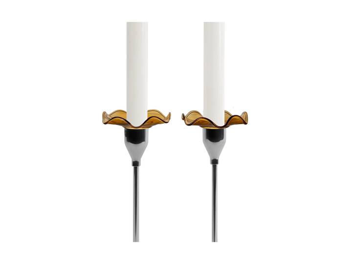 Sagaform Manchette de bougie Viva lot de 2 Amber