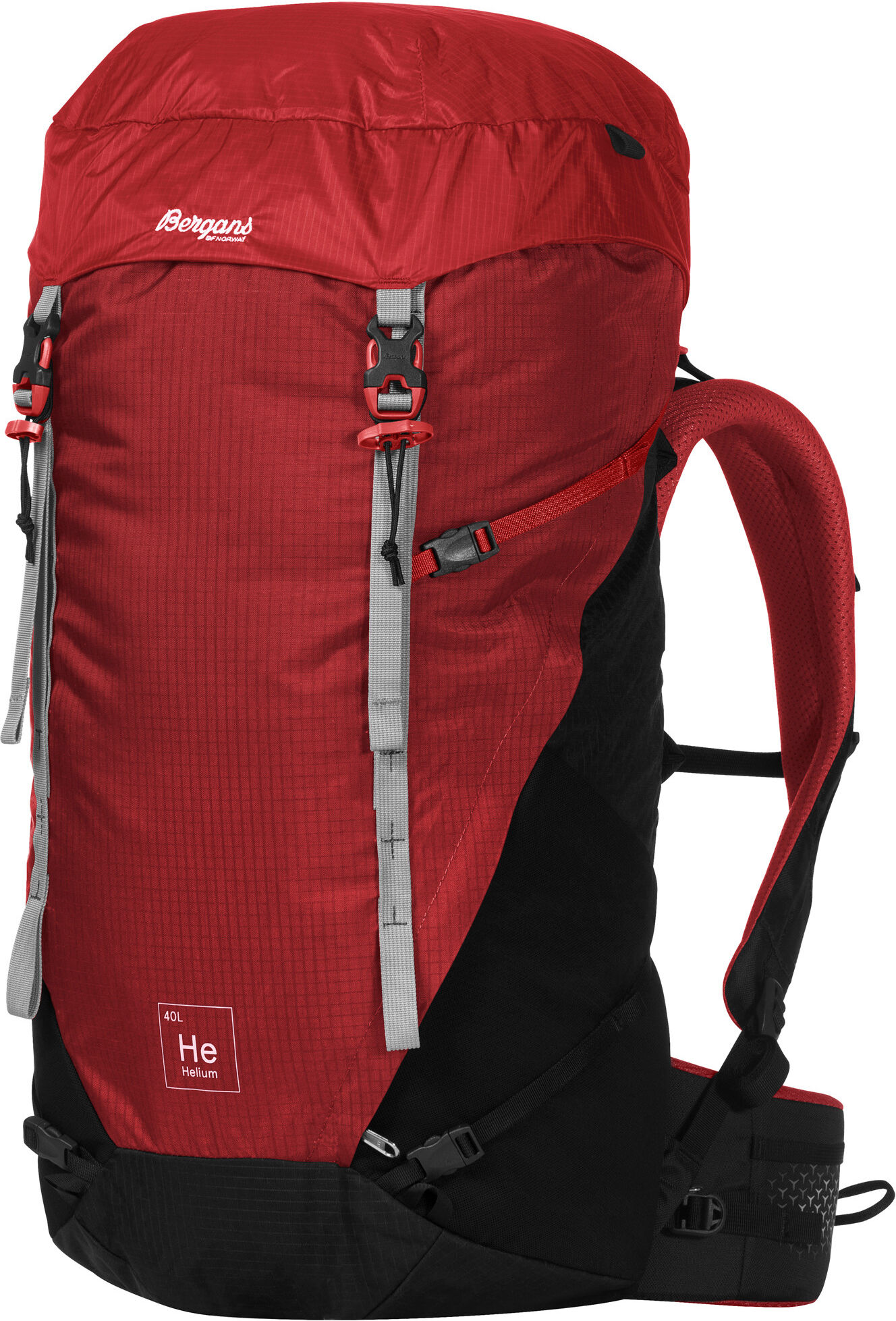 Bergans Helium V5 40 Red Sand/Black/Aluminium 40 L