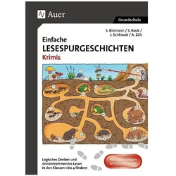 Einfache Lesespurgeschichten Krimis, Schulbücher von S. Rook, J. Schlimok, A. Zöh, S. Blomann
