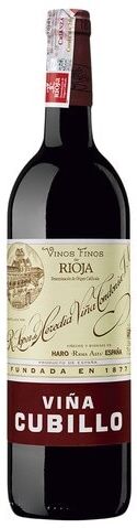 Viña Cubillo Vino tinto 2018 Rioja.