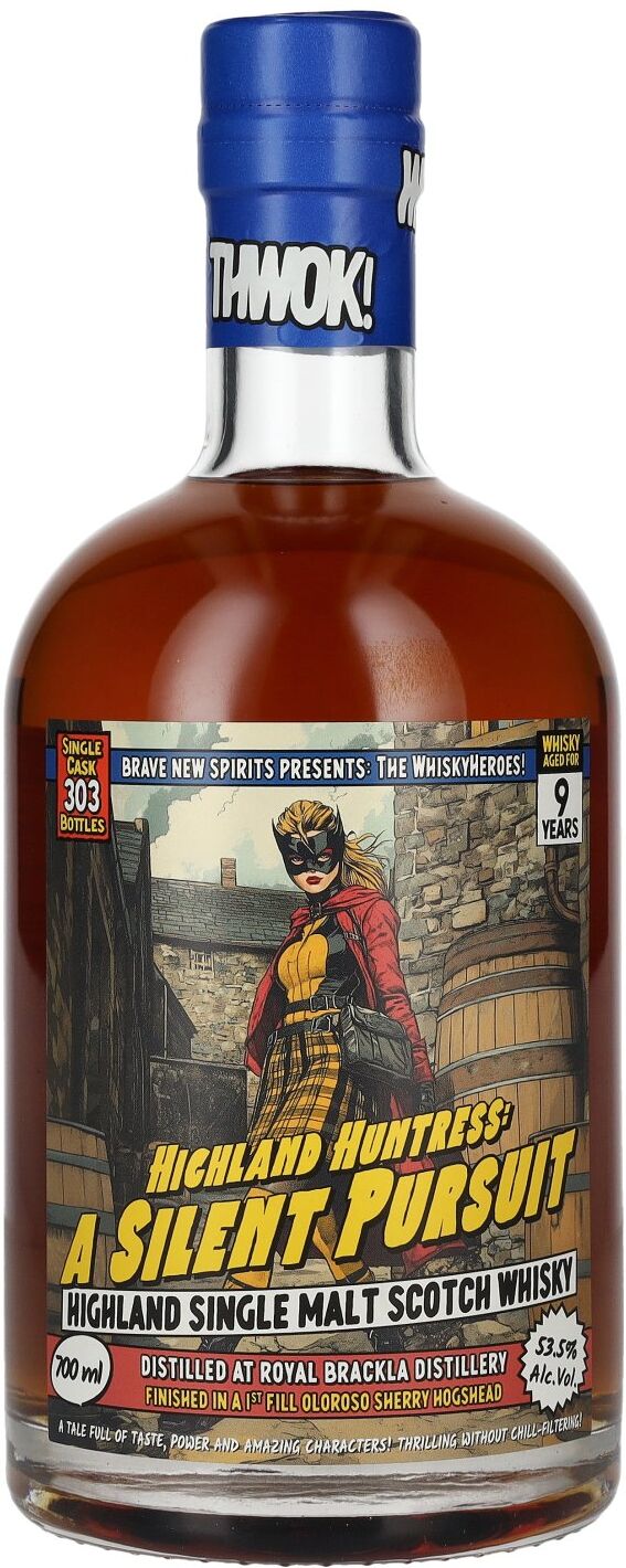 Royal Brackla Whisky Royal Brackla 9 Years Old A SILENT PURSUIT Highland Single Malt 53,5% Vol. 0,7l