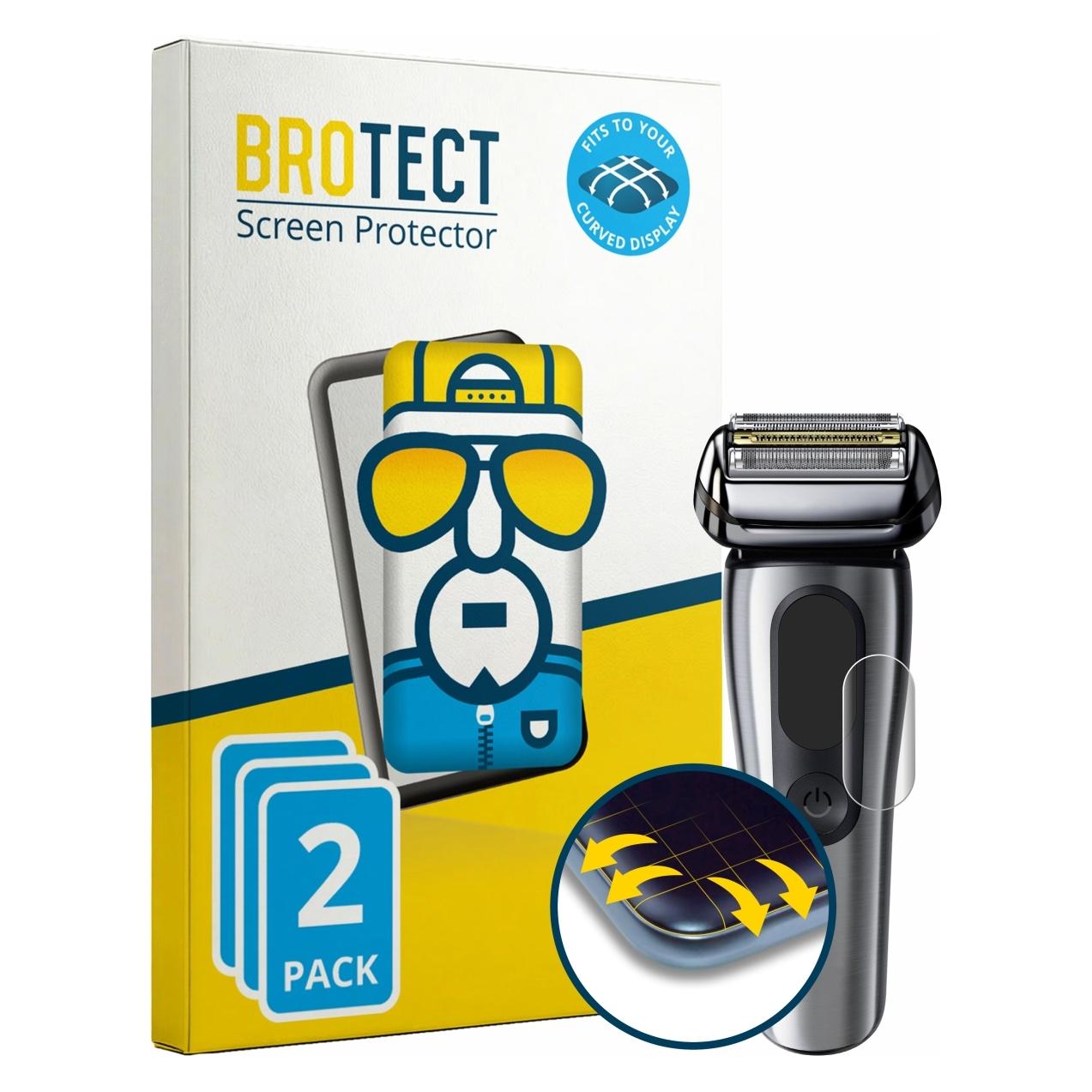 Brotect Fullscreen für Braun NEVO 5799 Schutzfolie Displayschutz Folie Klar Transparent (5165137)