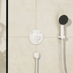 hansgrohe DuoTurn S Mischer 75418700 Unterputz, für 2 Verbraucher, mattweiß