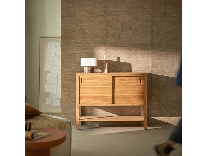 Sideboard aus massivem Teakholz 100 cm Be essential - Natur - Teak