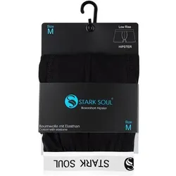 STARK SOUL Boxershorts 6'er Pack - Hipster Shorts, Größe L in Schwarz Schwarz