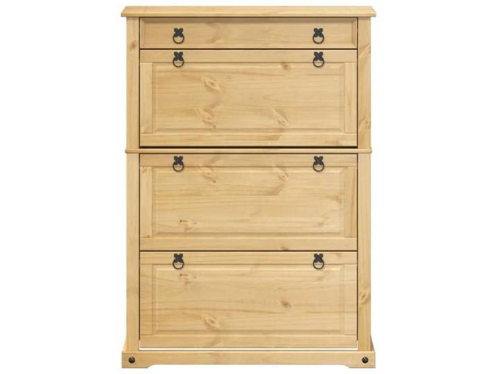 Décoratif - Armoire de rangement à chaussures - Cabinet couloir - Corona 99x32x138 cm - Bois de pin massif 4933922