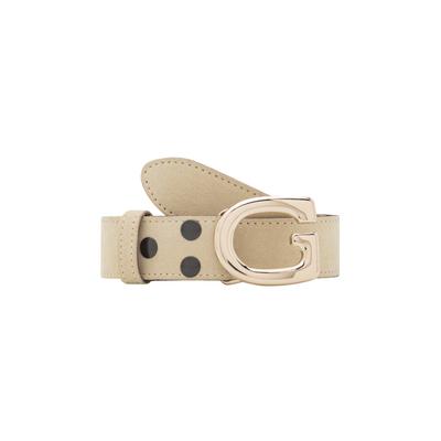 Ledergürtel RETTUNGSRING GÜRTEL "Wechselgürtel", Damen, Gr. 80, beige (creme), Rindsleder, Gürtel Ledergürtel