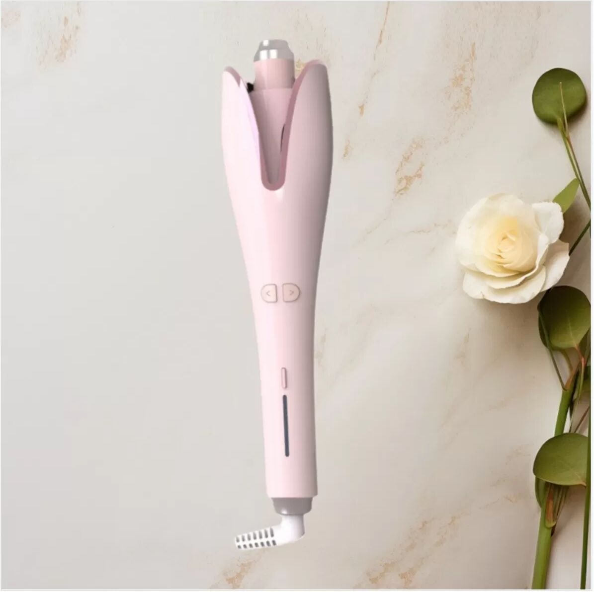 INF 3-in-1 Automatischer Lockenstab: Mühelose Wellen & Locken mit Ionen-Technologie & Einstellbarer Hitze Rosa