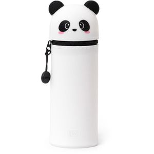Legami Federmäppchen Kawaii 2-in-1 Panda, KA0010, Schlamperetui, aus Kunststoff, schwarz / weiß