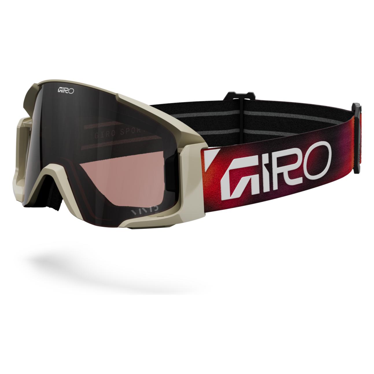 Giro Dropline MTB VIVID Goggle (Black, frequency orange, Clear) (37890-E40-OS)