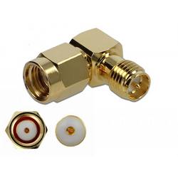 Delock 89956 89956 HF-Adapter RPSMA-Stecker - RPSMA-Buchse 0.02 m 1 St.