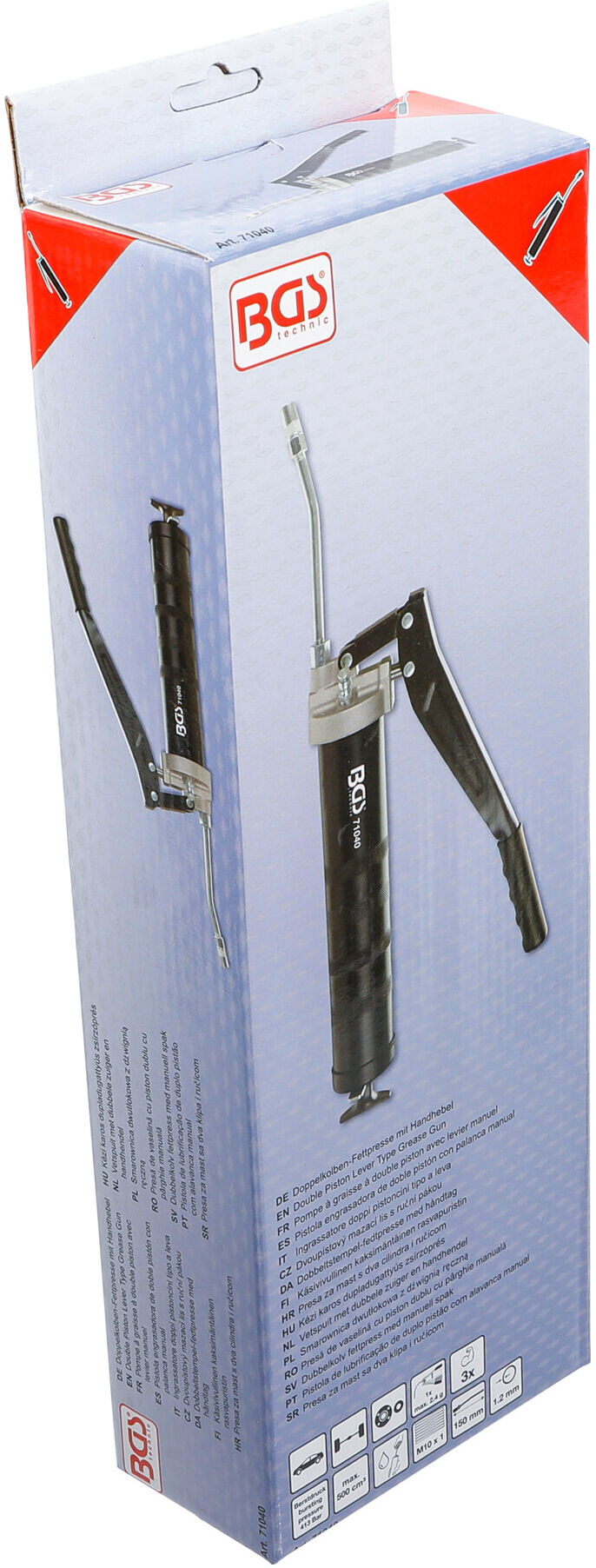 BGS Doppelkolben-Fettpresse mit Handhebel 71040 ; BGS technic)