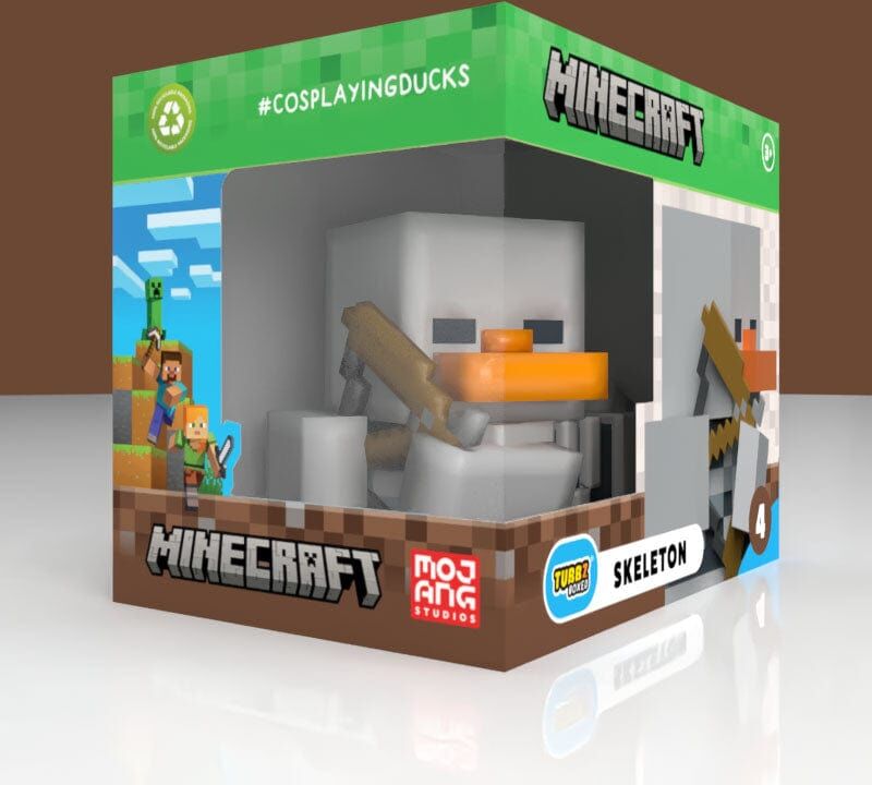 Tubbz Collectibles – Minecraft – Skeleton (Boxed Edition) - Collectible Figurine for Minecraft Fans