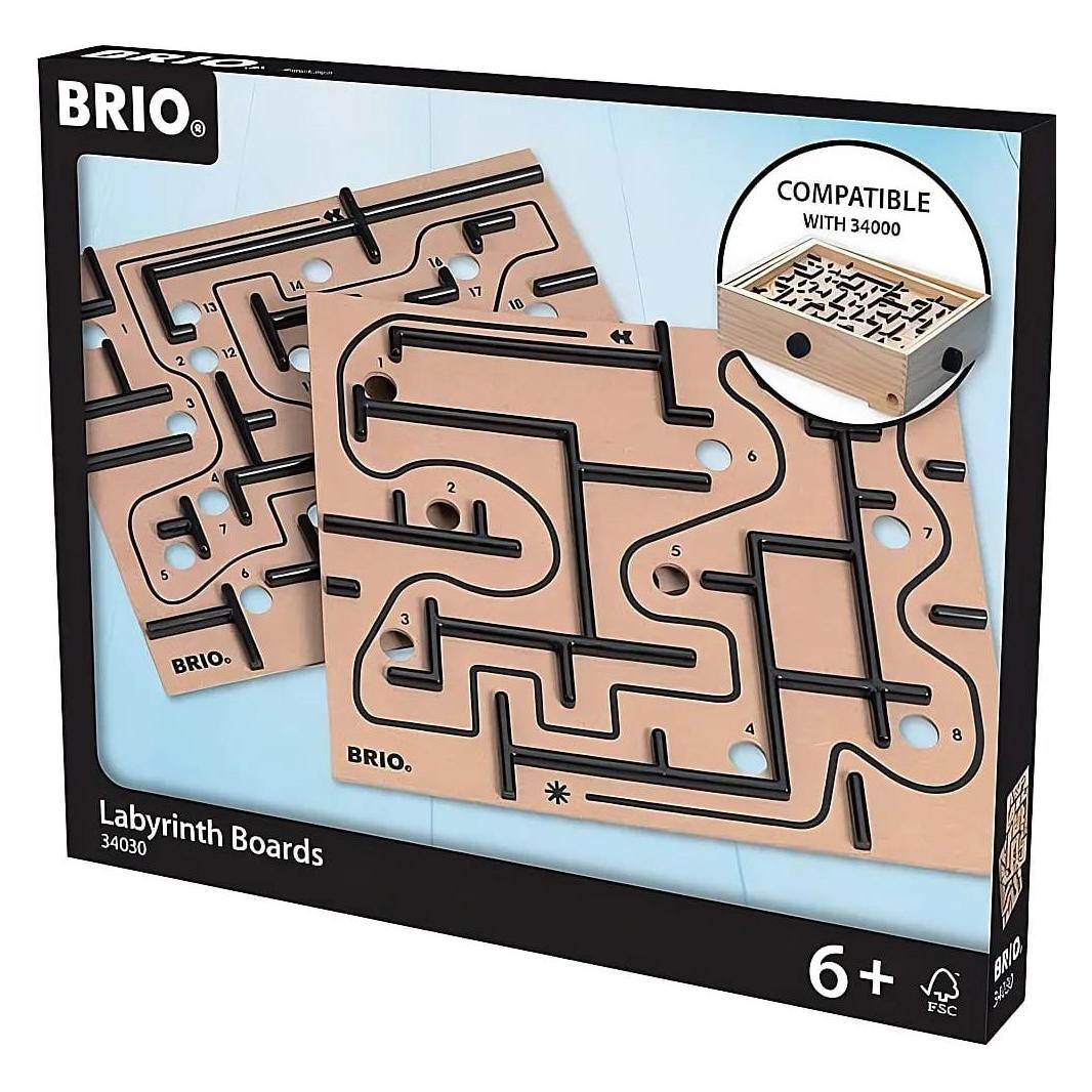 Brio Labyrinth Ersatzplatten (Deutsch, Englisch, Italienisch, 1 Spieler) (34030)