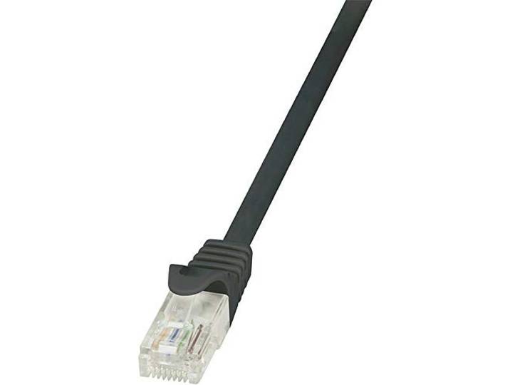 LogiLink CP2013U CAT6 U/UTP patchkabel EconLine AWG24 zwart 0,25m