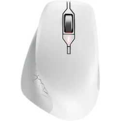 Cherry Mouse STREAM COMFORT Wireless white (Kabellos), Maus, Grau, Weiss