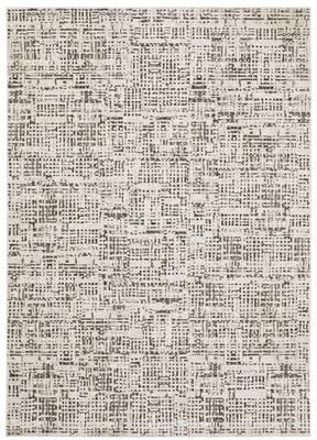 Style Haven Nelson Abstract Gridwork Ivory/ Grey Indoor Area Rug