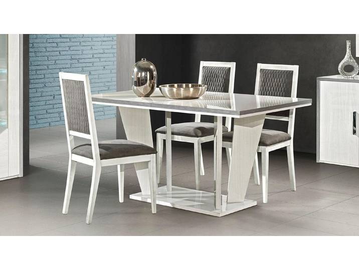Xlmoebel Esstisch Eleganter Esstisch in Weiß mit hochwertiger Verarbeitung (1-St., Esstisch), Hergestellt in Italy