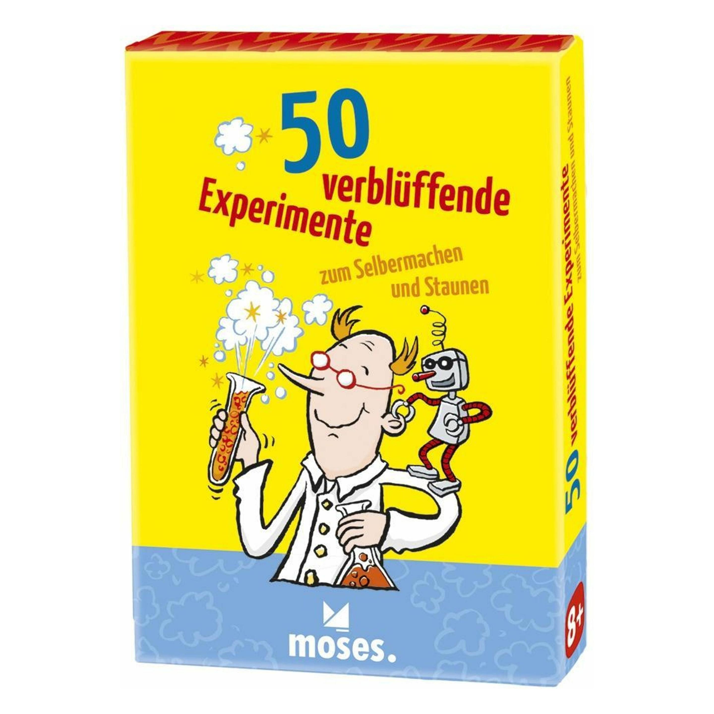 Moses 50 verblüffende Experimente zum Selbermachen und Staunen (Deutsch, 1 - 10 Spieler) (21066)