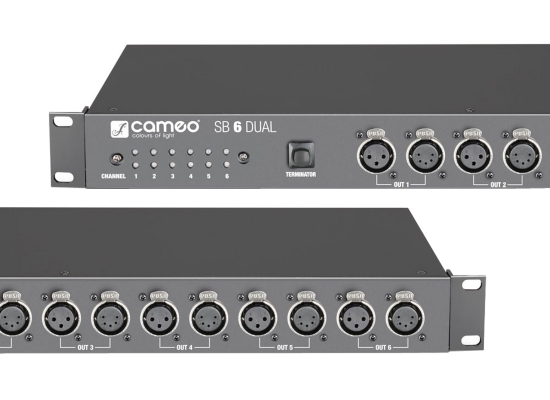 Cameo SB6 Dual DMX Splitter/Booster