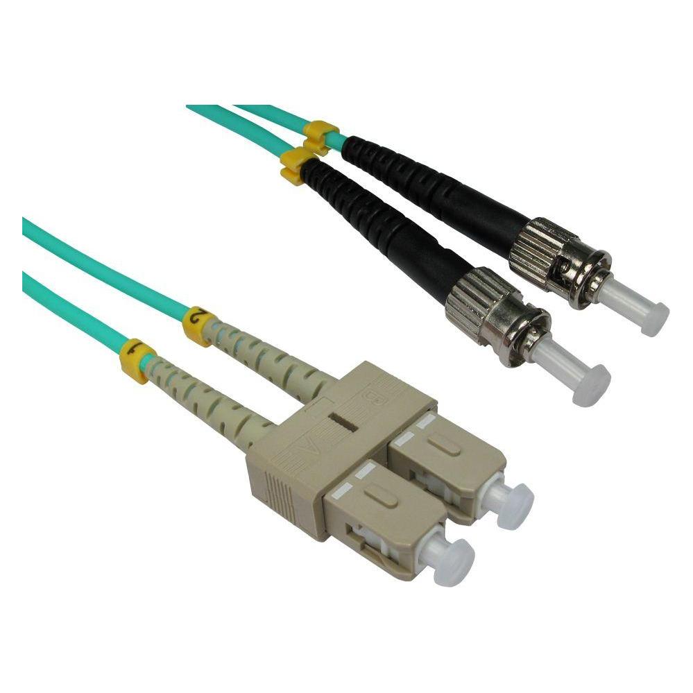 Cables Direct CDL 3MTR ST-SC 50/125OM3 AQUA (3 m) (FB3M-STSC-030)