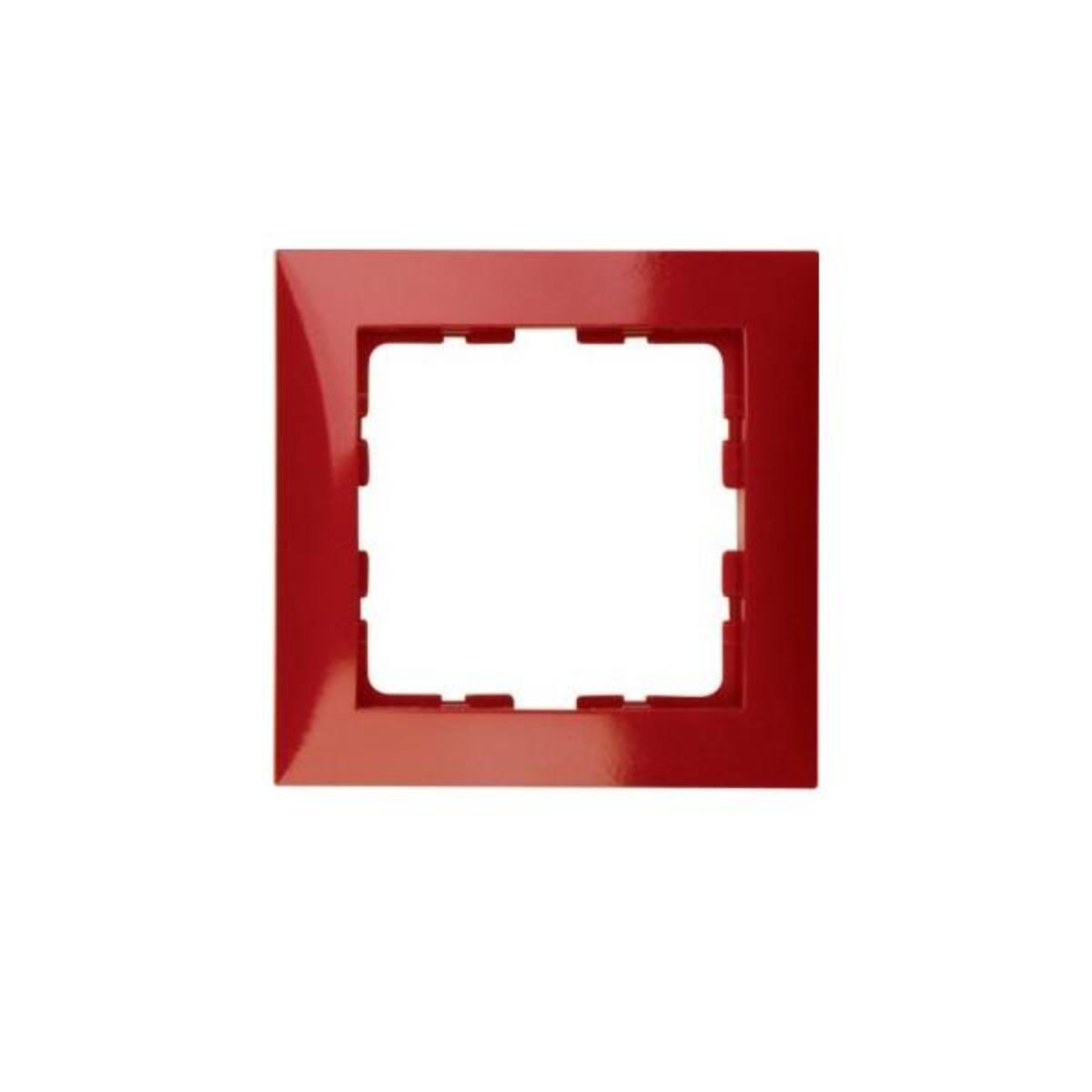 Hager BER S1 frame rood glanzend